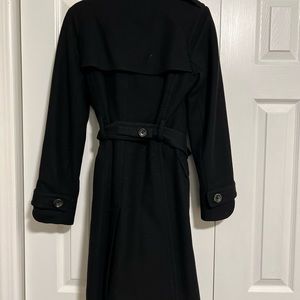 Black belted Banana Republic pea coat